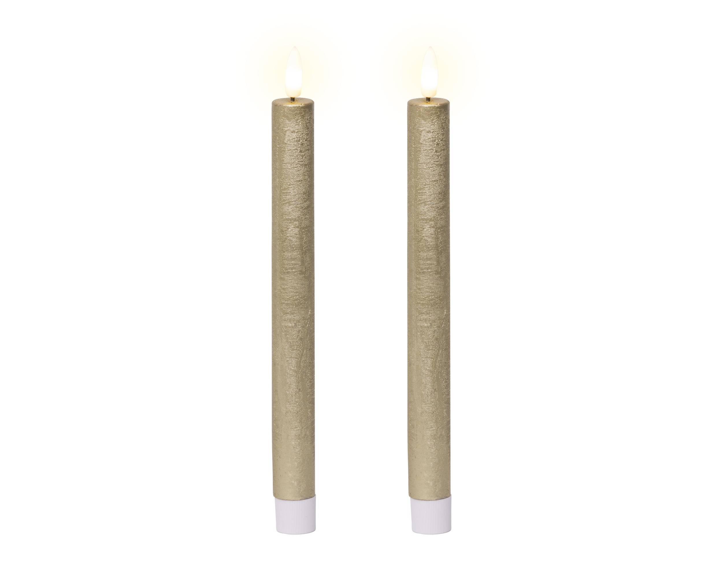 589_489294s1-2.jpg 489294 סט 2 נר זהב נצנץ 25ס"מ – תמונה 1