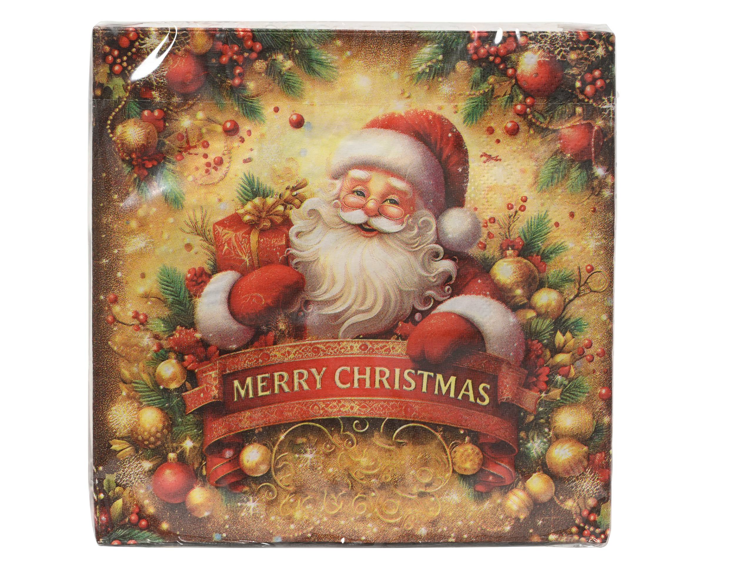 622_601212-2.jpg 601212 NAPKIN PAPER SANTA – תמונה 1