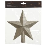 29547 כוכב לראש עץ פנינה GLITTER
