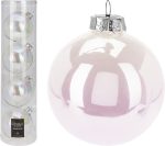 XMAS BALL 10CM S4 IRRIDESCENT