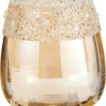 TEALIGHT HOLDER 11X11CM CHAMPA