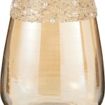 TEALIGHT HOLDER 13X15CM CHAMPA