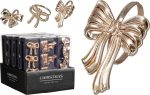 NAPKIN RING SET 4PCS GOLD