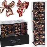 NAPKIN RING SET 4PCS GOLD RED
