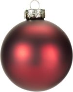 ⁦XMAS BALL 80MM S16 BURGUNDY⁩ – תמונה ⁦4⁩