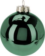 ⁦XMAS BALL 10CM 4PCS DARK GREEN⁩ – תמונה ⁦2⁩