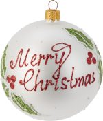 ⁦XMAS BALL GLASS 100MM 3ASS⁩ – תמונה ⁦3⁩
