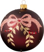 ⁦XMAS BALL GLASS 100MM 6ASS⁩ – תמונה ⁦3⁩