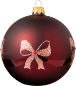 ⁦XMAS BALL GLASS 100MM 6ASS⁩ – תמונה ⁦5⁩