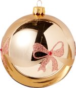 ⁦XMAS BALL GLASS 100MM 6ASS⁩ – תמונה ⁦7⁩