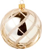 ⁦XMAS BALL GLASS 100MM 6ASS⁩ – תמונה ⁦3⁩