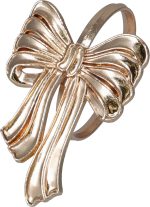 ⁦NAPKIN RING SET 4PCS GOLD⁩ – תמונה ⁦4⁩