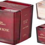 SCENTED CANDLE IN GLASS 8X8X8C 001060