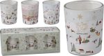 SCENTED CANDLE IN GLASS 3PCS 100520