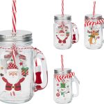 JAR WITH HANDLE 450ML 4ASS XMA 170493250